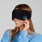 Masque de Sommeil Bluetooth - Haut-Parleurs Ultrafins et Design Bloquant la Lumière