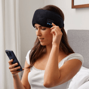 Masque de Sommeil Bluetooth - Haut-Parleurs Ultrafins et Design Bloquant la Lumière