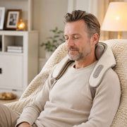 Appareil de Massage Sans Fil - 6 Nœuds Rotatifs avec Chaleur Graphène