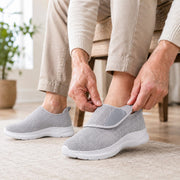 Chaussures de Confort Ajustables en Textile - Coupe Large avec Semelle EVA Légère