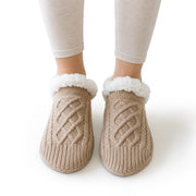 Chaussettes d'Hiver Doublées - Semelle Antidérapante avec Talon Élastique