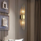 Lampe Murale LED en Cristal - Applique Murale en Acier Inoxydable pour Éclairage Intérieur