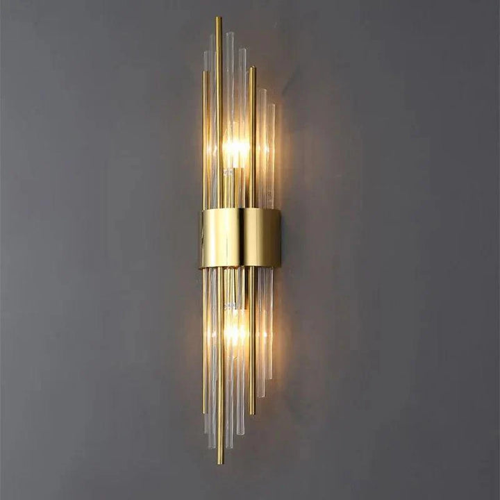 Lampe Murale LED en Cristal - Applique Murale en Acier Inoxydable pour Éclairage Intérieur