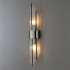 Lampe Murale LED en Cristal - Applique Murale en Acier Inoxydable pour Éclairage Intérieur
