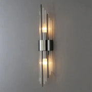 Lampe Murale LED en Cristal - Applique Murale en Acier Inoxydable pour Éclairage Intérieur