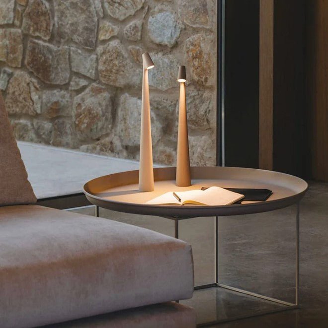 Lampe de Table LED Sans Fil - Lampe Rechargeable en Aluminium avec Variation Tactile à 3 Niveaux
