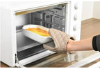 Gant de Four en Silicone en Forme de Poisson - Gant de Cuisine Multifonction avec Doublure en Coton