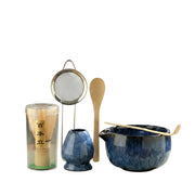 Set de Cérémonie Matcha 6 Pièces - Bol en Céramique et Accessoires en Bois