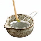 Set de Cérémonie Matcha 6 Pièces - Bol en Céramique et Accessoires en Bambou
