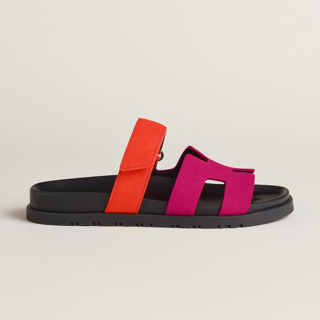 Sandales Plates Femme - Design Slip-On à Bout et Talon Ouverts avec Semelle Épaisse