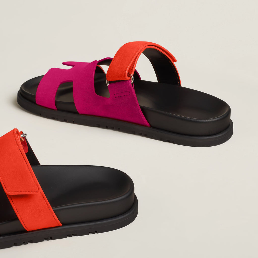 Sandales Plates Femme - Design Slip-On à Bout et Talon Ouverts avec Semelle Épaisse