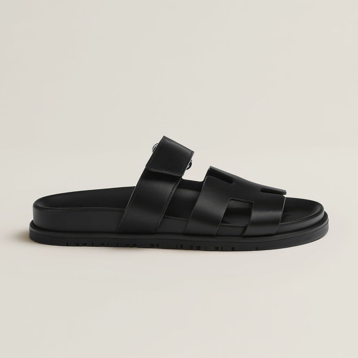 Sandales Plates Femme - Design Slip-On à Bout et Talon Ouverts avec Semelle Épaisse
