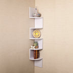 ZigStor - Étagère d'Angle en Zigzag pour Rangement Vertical