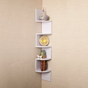 ZigStor - Étagère d'Angle en Zigzag pour Rangement Vertical