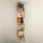 ZigStor - Étagère d'Angle en Zigzag pour Rangement Vertical