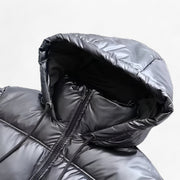 Veste à Capuche Femme en Coton - Design Inspiré de l'Anorak pour l'Hiver