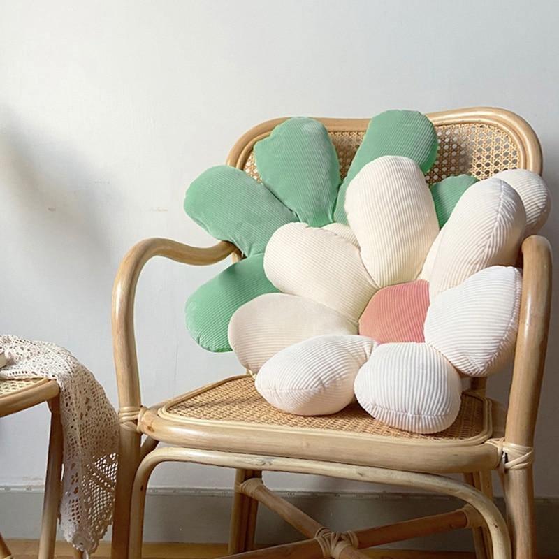 Coussin en Forme de Fleur - Coussin Décoratif Doux pour Canapé, Lit et Coin Lecture