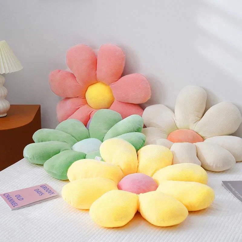 Coussin en Forme de Fleur - Coussin Décoratif Doux pour Canapé, Lit et Coin Lecture