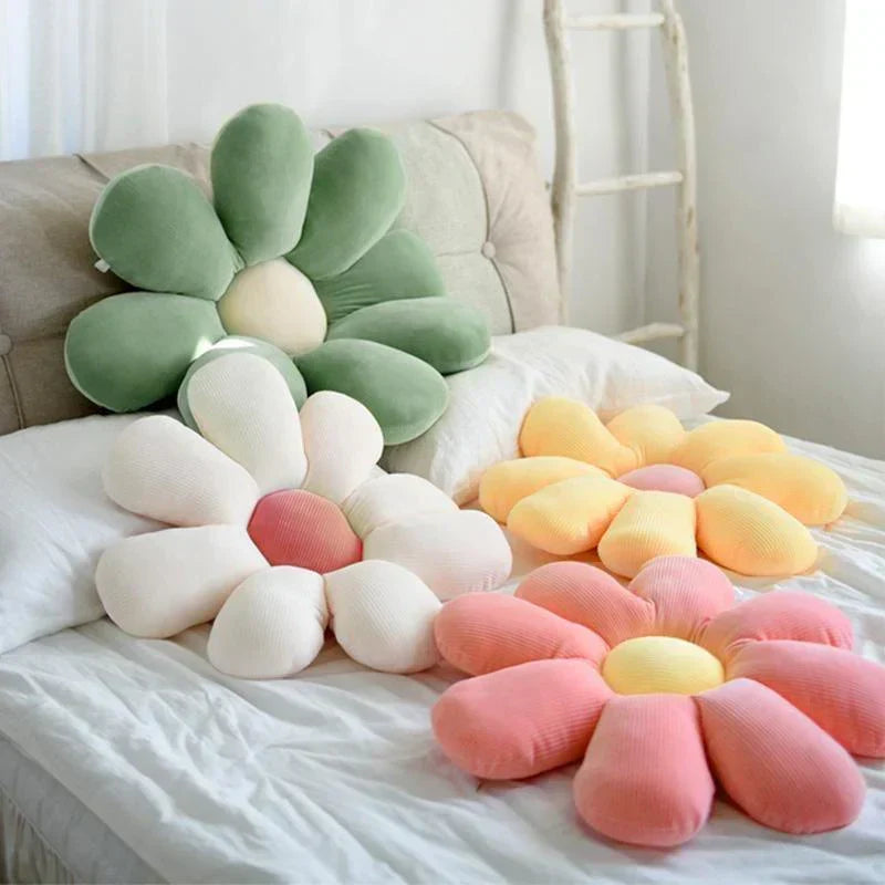 Coussin en Forme de Fleur - Coussin Décoratif Doux pour Canapé, Lit et Coin Lecture