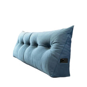 Coussin de Soutien en Forme de Coin - Coussin de Dossier en Coton pour Lit et Canapé