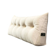 Coussin de Soutien en Forme de Coin - Coussin de Dossier en Coton pour Lit et Canapé