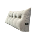 Coussin de Soutien en Forme de Coin - Coussin de Dossier en Coton pour Lit et Canapé