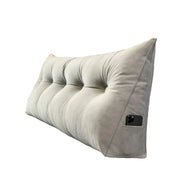 Coussin de Soutien en Forme de Coin - Coussin de Dossier en Coton pour Lit et Canapé