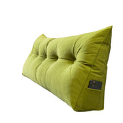 Coussin de Soutien en Forme de Coin - Coussin de Dossier en Coton pour Lit et Canapé