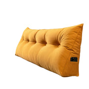 Coussin de Soutien en Forme de Coin - Coussin de Dossier en Coton pour Lit et Canapé