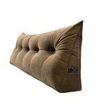 Coussin de Soutien en Forme de Coin - Coussin de Dossier en Coton pour Lit et Canapé