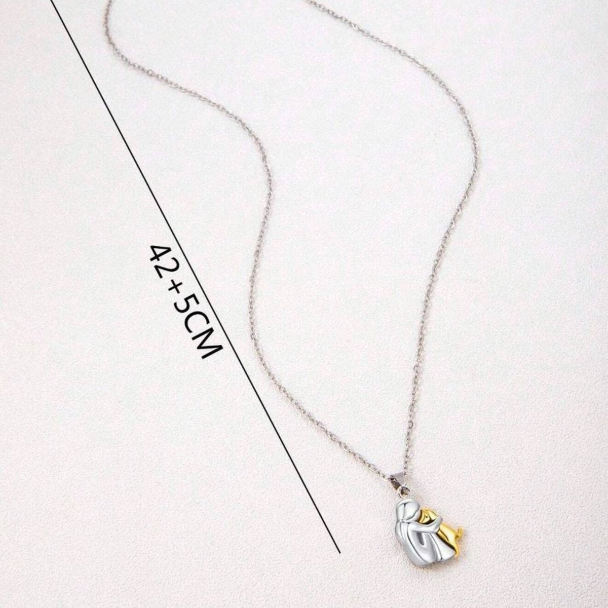 Collier avec Pendentif Chien - Acier Inoxydable ou Argent pour Usage Quotidien et Cadeaux