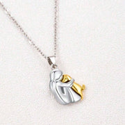 Collier avec Pendentif Chien - Acier Inoxydable ou Argent pour Usage Quotidien et Cadeaux