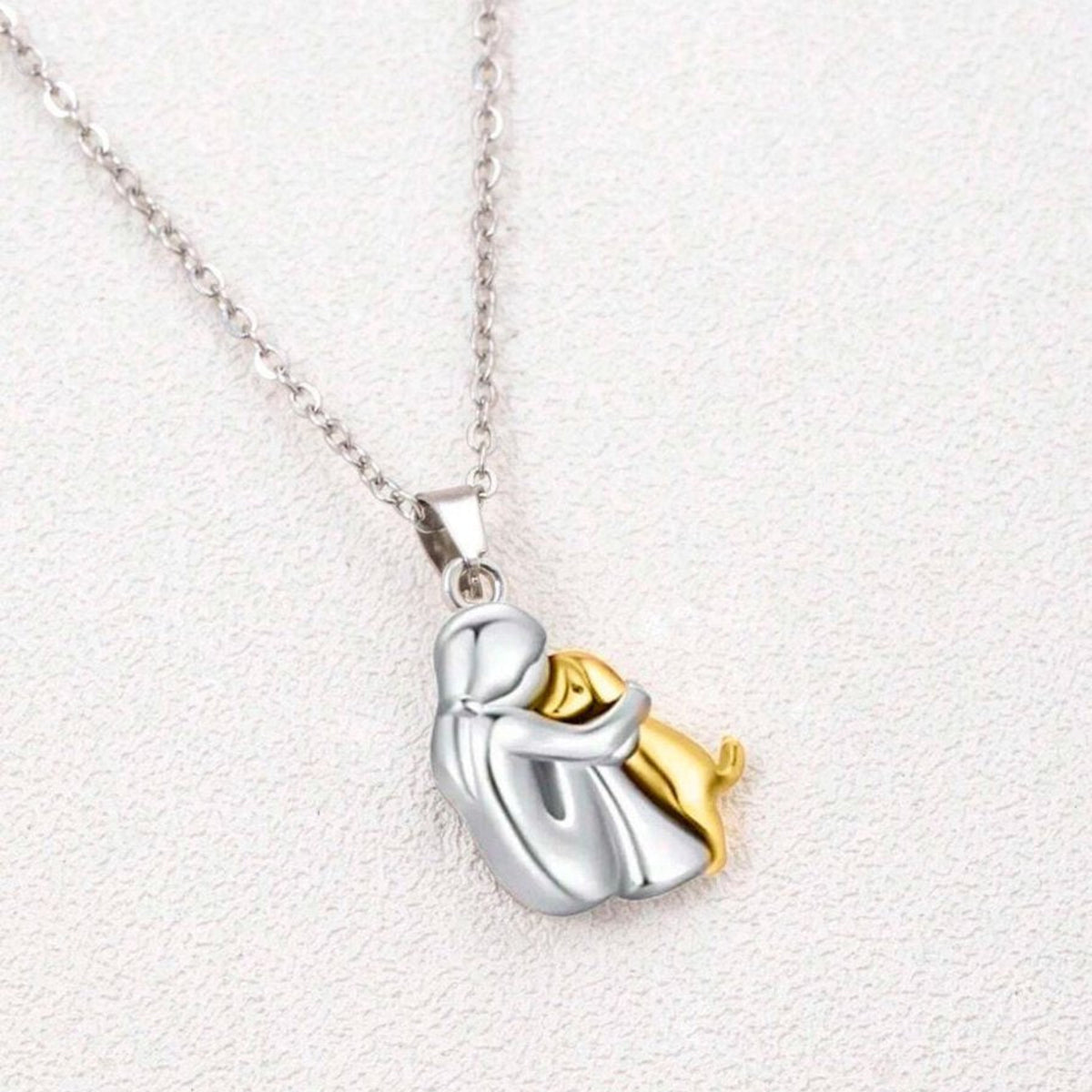 Collier avec Pendentif Chien - Acier Inoxydable ou Argent pour Usage Quotidien et Cadeaux
