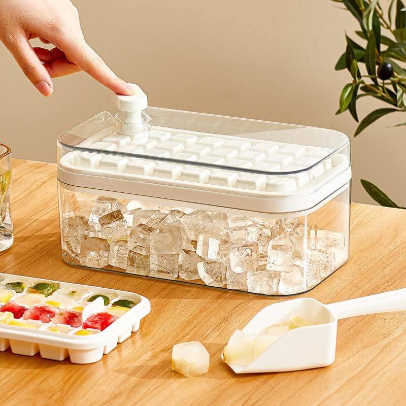 Bac à Glaçons Empilable - Moule Alimentaire Sans BPA avec Système de Démoulage