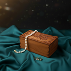 Boîte à Bijoux en Bois - Coffret de Rangement Décoratif avec Fermeture Discrète