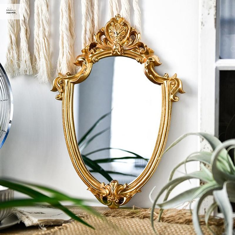 Miroir Mural Ovale pour Maquillage – Miroir Suspendu avec Cadre pour Usage Intérieur