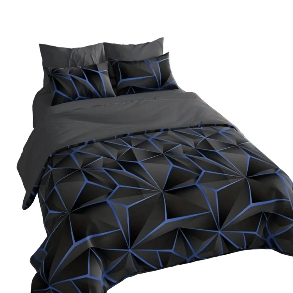 Housse de Couette en Microfibre - Linge de Lit pour Usage Quotidien