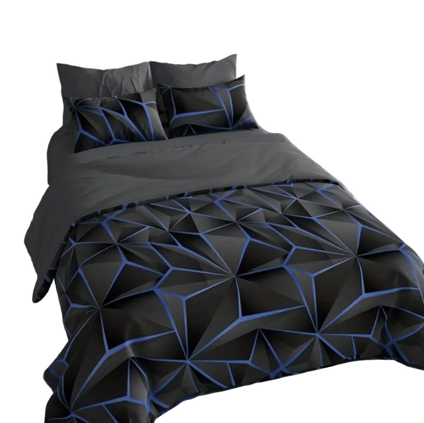 Housse de Couette en Microfibre - Linge de Lit pour Usage Quotidien
