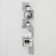 ZigStor - Étagère d'Angle en Zigzag pour Rangement Vertical