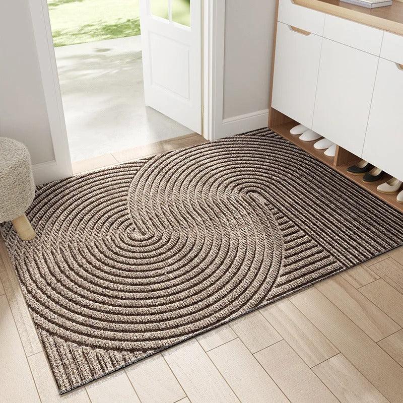Tapis d'Entrée Antidérapant - Tapis Découpable pour Usage Intérieur et Extérieur