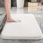Tapis de Bain en PVC avec Ventouses - Pour Douche et Baignoire Utilisation Salle de Bain