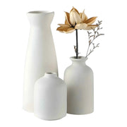 Ensemble de 3 Vases en Céramique - Vases Décoratifs Mats en Trois Tailles