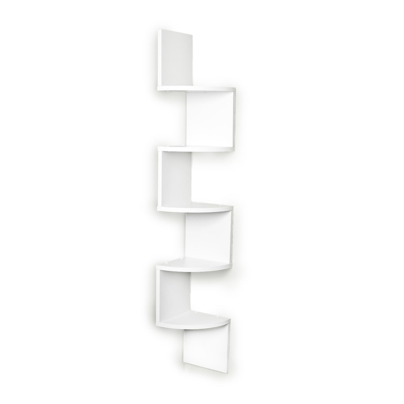ZigStor - Étagère d'Angle en Zigzag pour Rangement Vertical