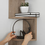 ZigStor - Étagère d'Angle en Zigzag pour Rangement Vertical