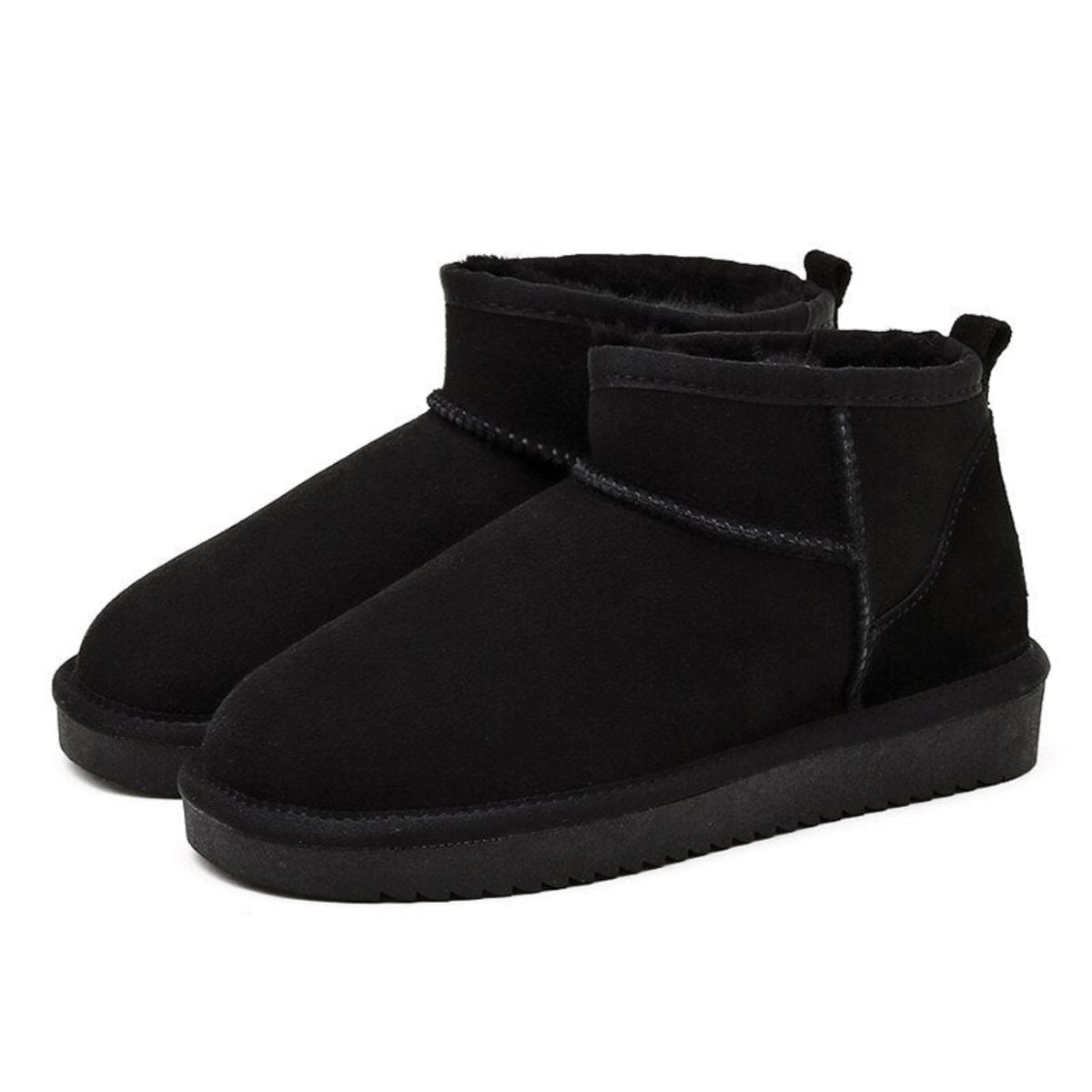 Bottines Mini en Peau de Mouton - Doublure en Fourrure et Design Résistant à l'Eau